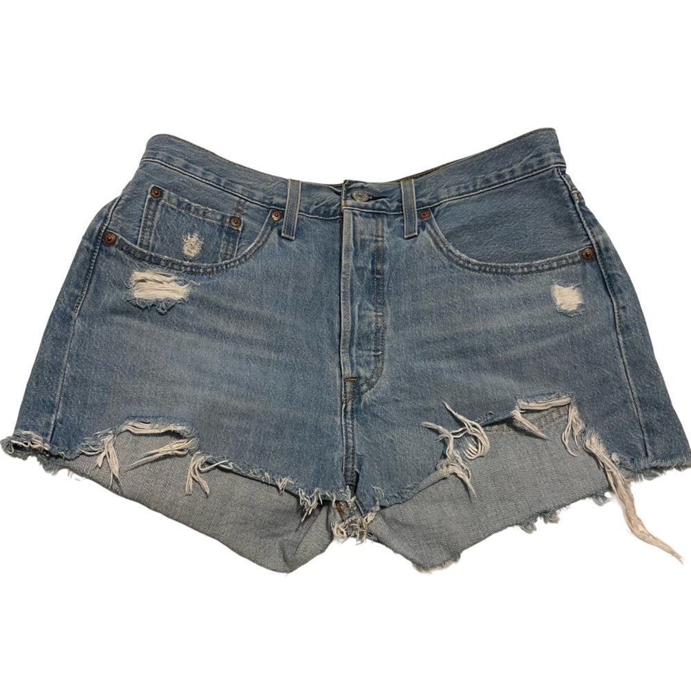 Levi’s Women’s 501 Original Shorts “Sansome Straggler” Blue